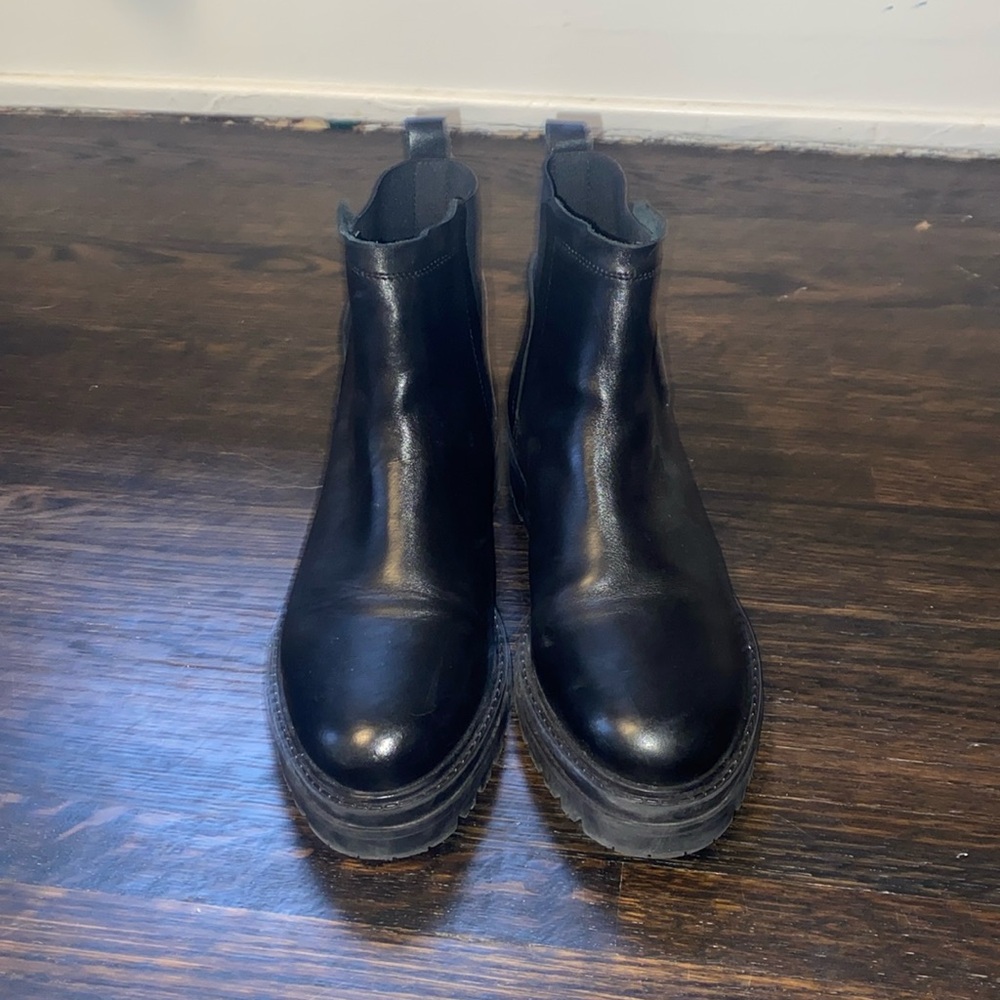 Steve Madden Black Moira Boots